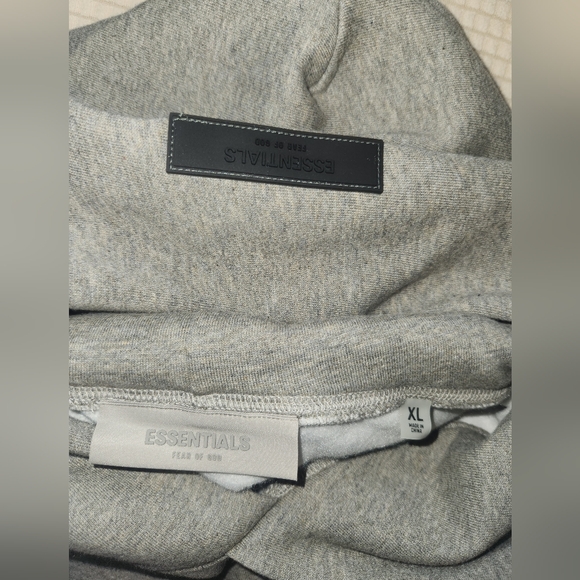 Essentials Gray Hoodie Jacket - Picture 5 of 11